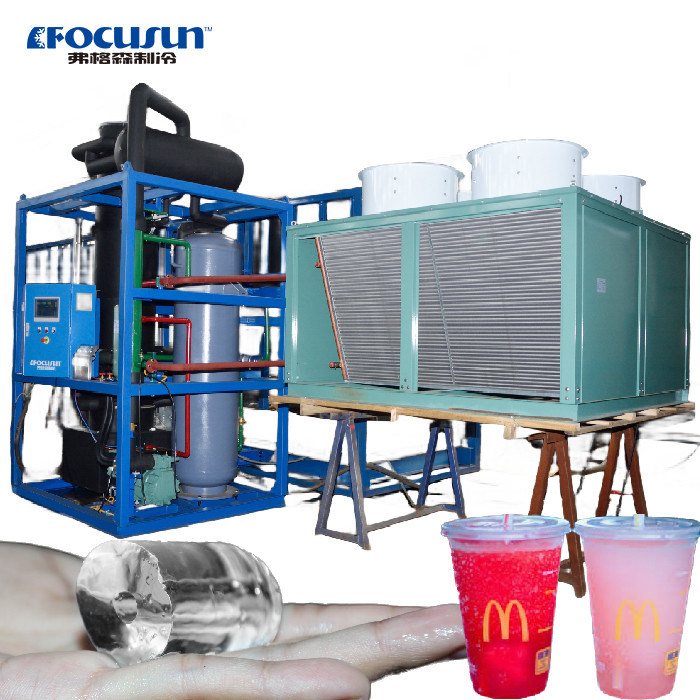 20 Tons Tube Ice Making Machine with Video Outgoing-Inspection and PLC ...