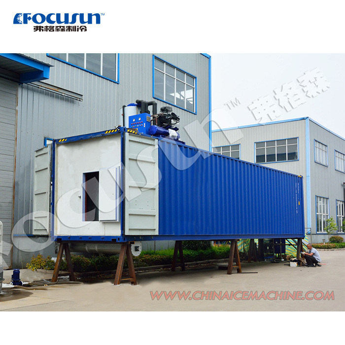20ft Containerized Automatic Rake Ice Storage for Tube Ice Versatile ...
