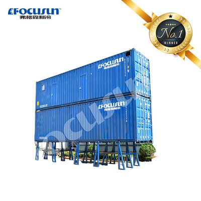 Shipping Container Snow Machine Bitzer Compressor Portable Snow Skiing Ice Maker Container Design for ...